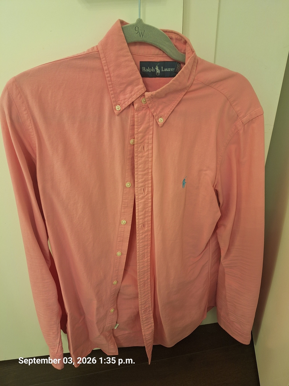 Ralph Lauren Men’s Coral Button-Down Shirt